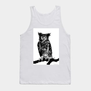 Long-eared owl Portrait Tank Top